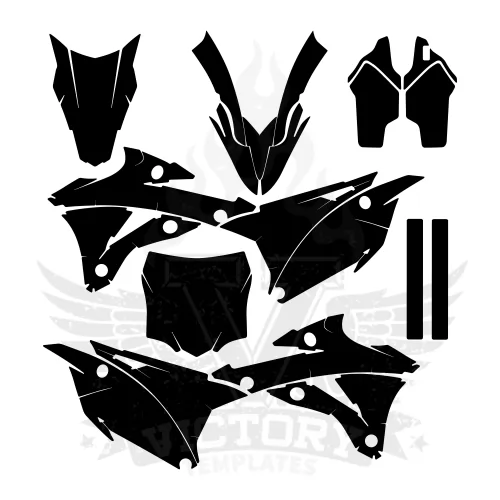 KAWASAKI KX 85 2018 Graphic Templates KAWASAKI KX 85 2018 Graphic Templates