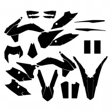 KTM EXC-F 250 350 450 500 2015 Graphic Templates