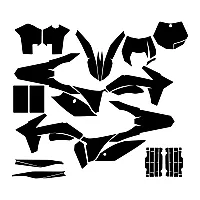 KTM SX Series 2011 2012 Graphic Templates