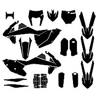 KTM SX SXF EXF 125-450 2016 2017 2018 Graphic Templates