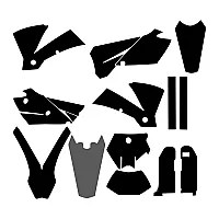 KTM EXC 2004 Graphic Templates