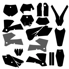 KTM EXC 2005 2006 2007 Graphic Templates