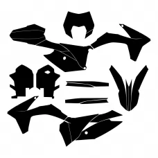 KTM EXC 450 2013 Graphic Templates