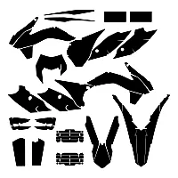 KTM EXC XC XCF Enduro All Models 2016 Graphic Templates