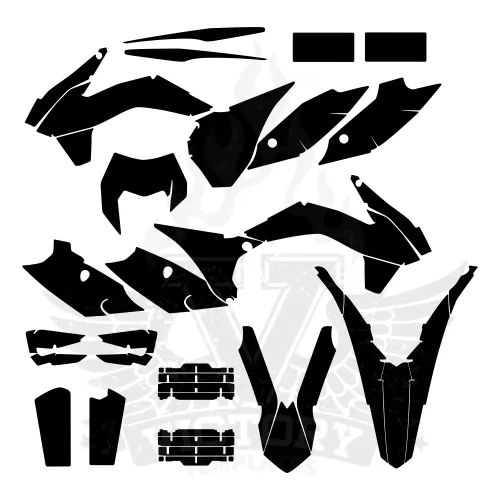 KTM EXC XC XCF Enduro All Models 2016 Graphic Templates KTM EXC XC XCF Enduro All Models 2016 Graphic Templates