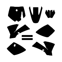 KTM SX 50 2002 2003 2004 2005 2006 2007 2008 Graphic Templates
