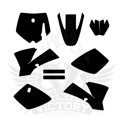 KTM SX 50 2002 2003 2004 2005 2006 2007 2008 Graphic Templates KTM SX 50 2002 2003 2004 2005 2006 2007 2008 Graphic Templates