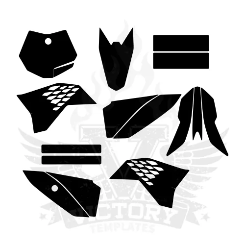 KTM SX 50 2009 2010 2011 2012 Graphic Templates KTM SX 50 2009 2010 2011 2012 Graphic Templates