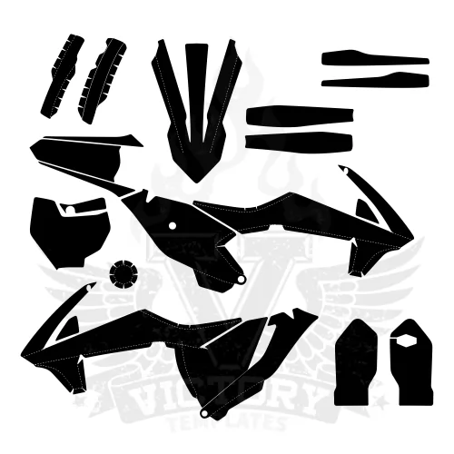 KTM SX 85 2018 Graphic Templates KTM SX 85 2018 Graphic Templates