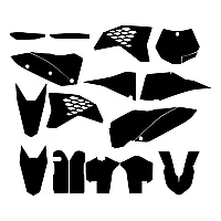 KTM SXF 2007 2008 2009 2010 Graphic Templates