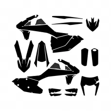 KTM EXC EXCF 2017 Graphic Templates