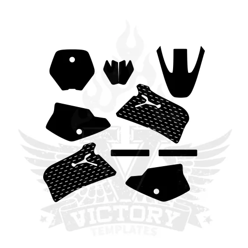 KTM SX 50 1998 1999 2000 2001 Graphic Templates KTM SX 50 1998 1999 2000 2001 Graphic Templates