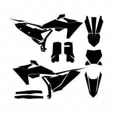 KTM SX SX-F XC XCW XC-F 125 250 300 450 2023- Graphic Templates