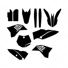 KTM SX 65 2009 2010 2011 2012 Graphic Templates