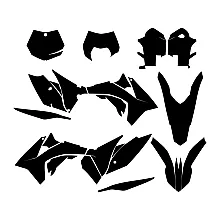 KTM 450 SX-F 2011 2012 Graphics Template