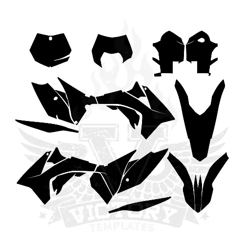 KTM 250 SX-F 2011–2012 Graphics Template KTM 250 SX-F 2011–2012 Graphics Template