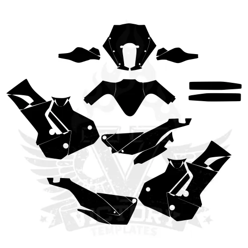 KTM 450 RALLY Graphic Templates KTM 450 RALLY Graphic Templates