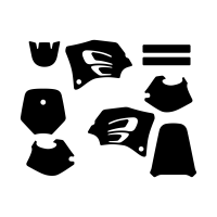 KTM SX 65 1998 1999 2000 2001 Graphic Templates