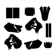 Suzuki RM 125 250 1996 1997 1998 Graphic Templates