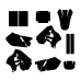 Suzuki RM 125 250 1996 1997 1998 Graphic Templates