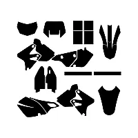 Suzuki DRZ 400 2000-2025 Graphic Templates