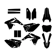 Suzuki RMZ 250 2010 2011 2012 Graphic Templates