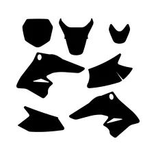 Suzuki DRZ 70 2009 2010 2011 2012 Graphic Template