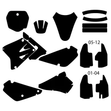 Suzuki RM 85 2001 2002 2003 2004 2005 2006 2007 2008 2009 2010 2011 2012 2013 2014 2015 Graphic Templates