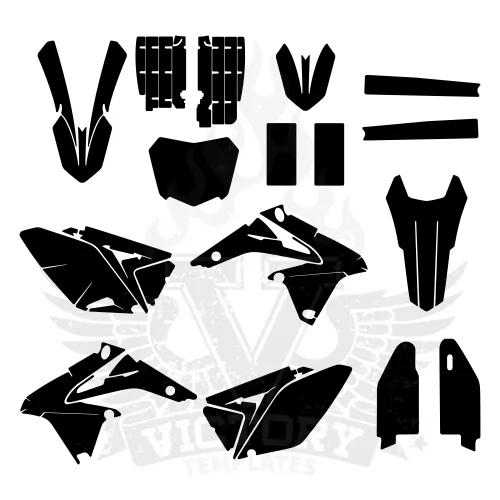 SUZUKI RMZ 250 2018 Graphics Templates SUZUKI RMZ 250 2018 Graphics Templates