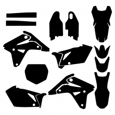 Suzuki RMZ 450 2007 Graphic Templates
