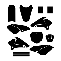 Suzuki DRZ 125 2001 2002 2003 2004 2005 2006 2007 2008 2009 2010 2011 2012 Graphic Templates