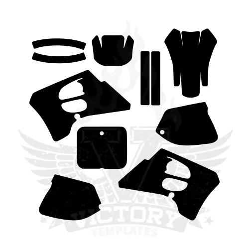 Suzuki RM 125 250 1993 1994 1995 Graphics Template Suzuki RM 125 250 1993 1994 1995 Graphics Template