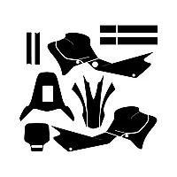YAMAHA TT-R 225 1999 2000 2001 2002 2003 2004 Graphic Templates