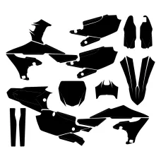 Yamaha YZF 250 2019 2020 2021 2022 2023 Graphic Templates