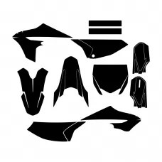 Yamaha YZ 65 2018 2019 2020 2021 2022 2023 2024 Graphic Templates