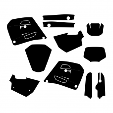 Yamaha WR 250 360 1996 1997 Graphic Templates