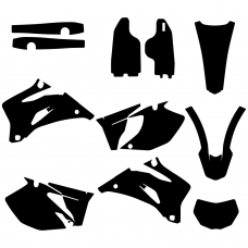 Yamaha WRF 250 450 2007 2008 2009 2010 Graphic Templates