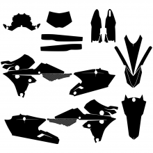 YAMAHA WRF 250 450 2017 2018 2019 2020 2021 Graphic Templates