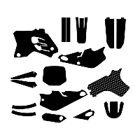 Yamaha YZ 80 1993 1994 1995 1996 1997 1998 1999 2000 2001 Graphic Templates