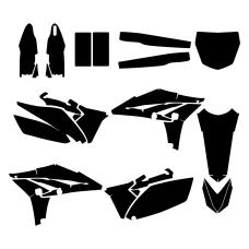 YAMAHA YZF 250 2013 Graphic Templates