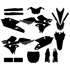 YAMAHA YZF 250 2014 2015 2016 2017 2018 Graphic Templates