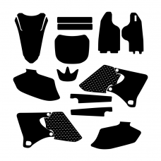 Yamaha YZF 250 426 2000 2001 2002 Graphic Templates
