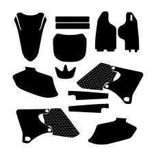 Yamaha YZF 250 426 2000 2001 2002 Graphic Templates