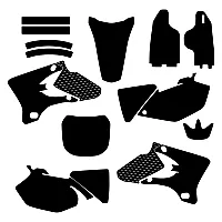 Yamaha YZF 250 450 2002 2003 2004 2005 Graphic Templates