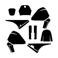 Yamaha PW 80 Full kit Graphic Templates