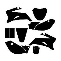 Yamaha TTR 110 2008 2009 2010 2011 2012 2013 Graphic Templates