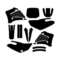 Yamaha TTR 125 2000 2001 2002 2003 2004 2005 2006 2007 Graphic Templates