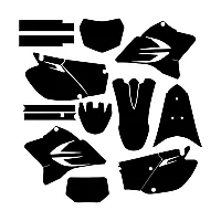 Yamaha TTR 230 2005 2006 2007 2008 2009 2010 2011 2012 Graphic Templates