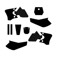 Yamaha TTR90 Graphic Templates