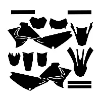 Yamaha XTZ 125 2005 2006 2007 2008 2009 2010 2011 2012 2013 2014 2015 Graphic Templates